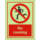 No Running IMO Sign