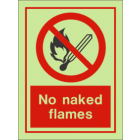 No Naked Flames IMO Sign