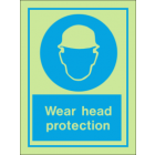 Wear Head Protection IMO Sign