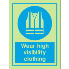 Wear High Visibility Clothing IMO Sign