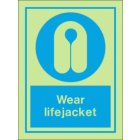 Wear Lifejacket IMO Sign