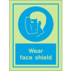 Wear Face Shield IMO Sign