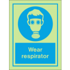 Wear Respirator IMO Sign