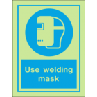 Use Welding Mask IMO Sign