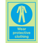 Wear Protective Clothing IMO Sign
