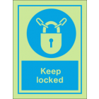 Keep Locked IMO Sign