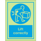 Lift Correctly IMO Sign