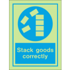 Stack Goods Correctly IMO Sign