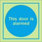 This Door Is Alarmed IMO Sign