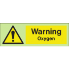 Warning oxygen Sign