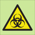 Warning bio-hazard sign