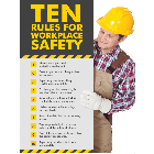 Rules For Workplace Safety Poster