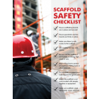 Scaffold Safety Checklist Poster