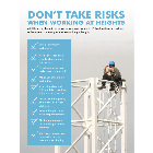 Working At Height Safety Poster