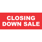 Closing Down Sale Banner