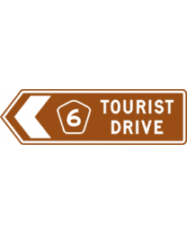 Tourist Drive-Intersection Sign 