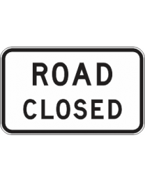 Road Closed Sign 