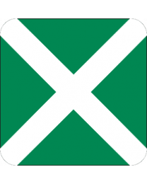 Emergency Median Crossing Sign 
