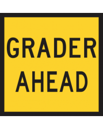 Grader Ahead Sign