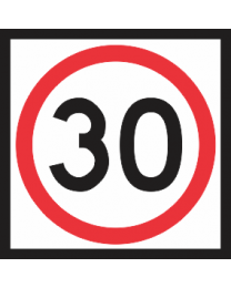 Speed Limit (30KM) Sign
