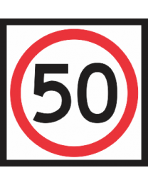 Speed Limit (50km)  Sign