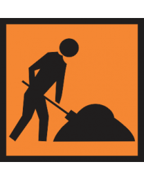 Workers Ahead Sign 