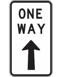 One Way Sign 