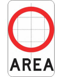 Speed Limit Area Sign 