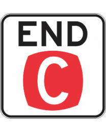 End Clearway  Sign