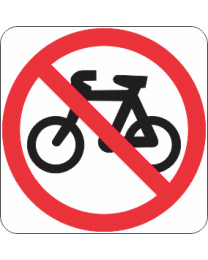 No Bicycles Sign