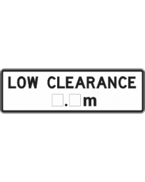 Low Clearance Sign 