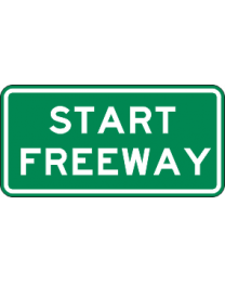 Start Freeway Sign 