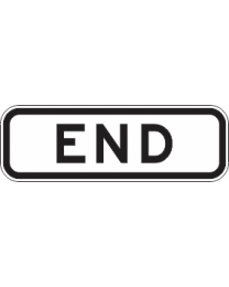 End Sign 