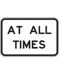 At All Times Sign 