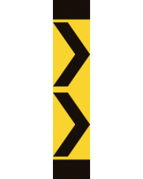 Temporary Collapsible Chevron Delineator Sign