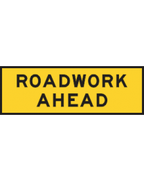 Roadwork Ahead Sign 