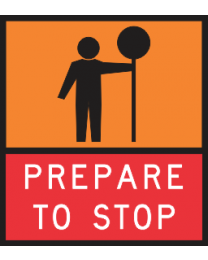 Traffic Controller/prepare To Stop Sign 