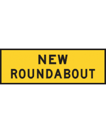 New Roundabout Ahead Sign 