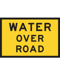 Water Over Road Sign 