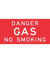 Danger-gas-no Smoking Sign 