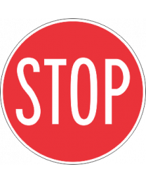 Stop/slow Hand Banner 