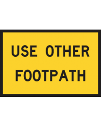 Use Other Footpath Sign 