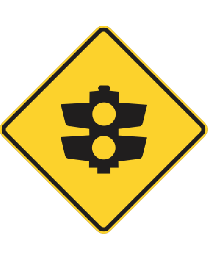 Signals Ahead (2 Lights) Sign 