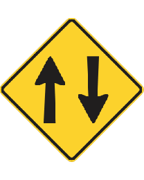 Two Way Traffic Sign 