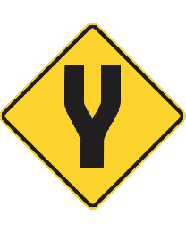 Divided Road Sign