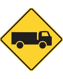 Trucks (Crossing or Entering) Sign
