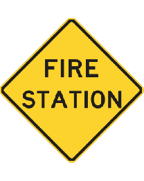 Fire Station Sign  