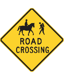 Road Crossing (National Trail) Sign 