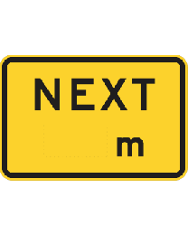 Next... M  Sign