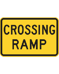 Crossing Ramp Sign